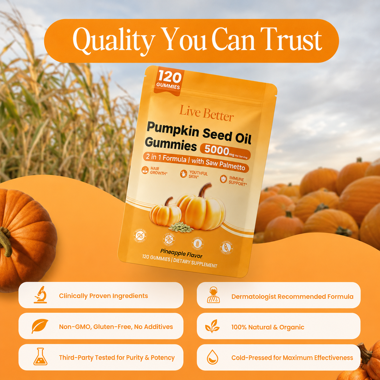 Pumpkin Seed Oil Gummies